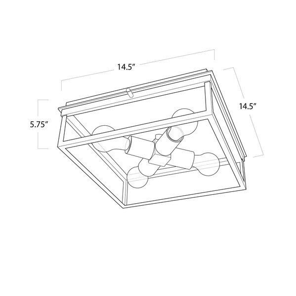 Sydney Outdoor Flush Mount